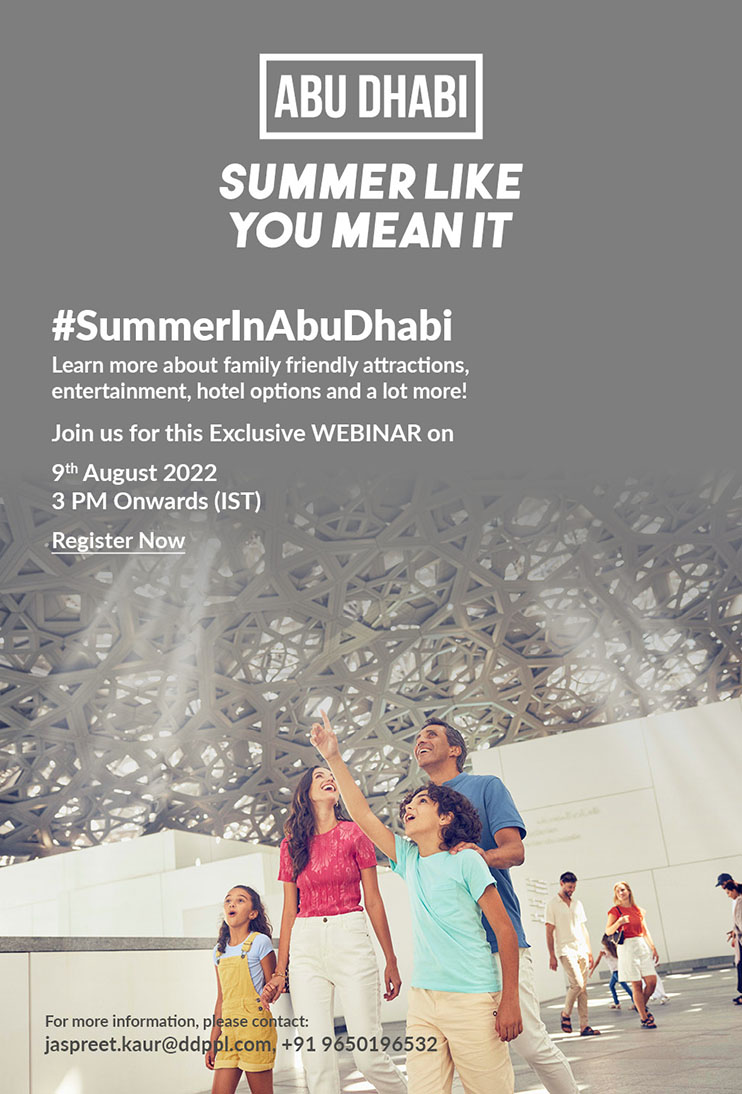 DCT-Abu Dhabi to organise ‘Summer like you mean it’ webinar on 9 Aug at 3pm – Tourism Breaking News